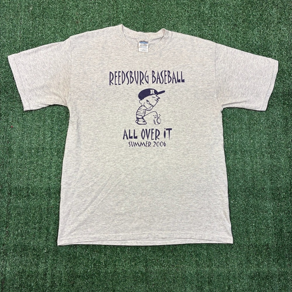 Vintage Reedsburg Baseball Humor T-shirt Mens L